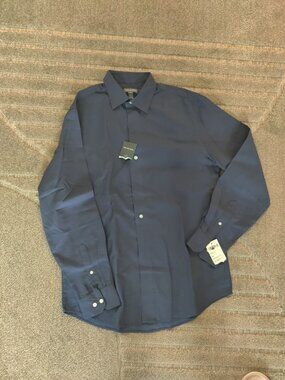 Men's VanHeusen Wrinkle Free Dobby Dress Shirt - Size S